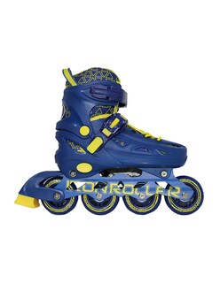 Foto 4 | Foto 4 | Combo De Patines Ajustables Casco Y Protecciones Speed Azul