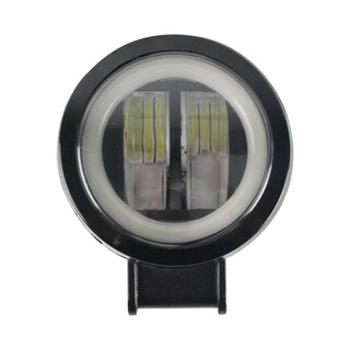 Foto 2 | Foto 2 | Faro Auxiliar 2 Leds Redondo 20w / Estrobo / Ojo Angel Blanco 6w 12v Lm 800