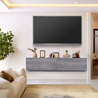 Foto 4 | Foto 4 | Mueble Flotante Para Tv 120 2 Puertas Hogare
