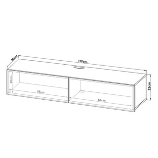 Foto 7 | Foto 7 | Mueble Flotante Para Tv 120 2 Puertas Hogare