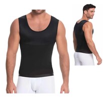 Camiseta Faja Corrector De Postura Fajate Fajas Colombianas Negra