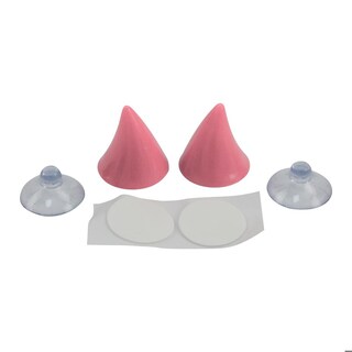 Foto 1 | Foto 1 | Cuerno Decorativo 30mm Casco Rosa (5 Pares)