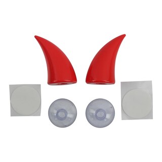 Foto 1 | Foto 1 | Cuerno Decorativo 60mm Casco Rojo (5 Pares)