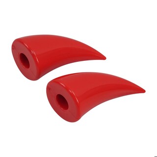 Foto 2 | Foto 2 | Cuerno Decorativo 60mm Casco Rojo (5 Pares)