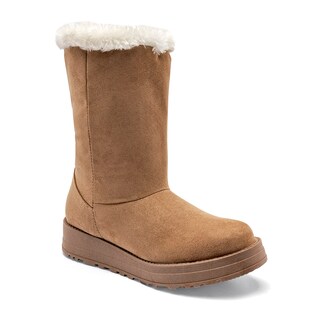 Foto 1 | Foto 1 | Rojo Cereza Bota  Para Mujer Camel