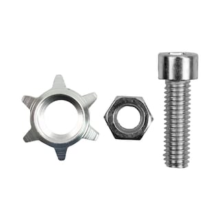Foto 1 | Foto 1 | Tornillo Decorativo Estrella Placa Plateado Set