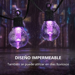 Foto 4 | Foto 4 | Luces Navideñas Inteligentes Rgb 20 Led De 6 Metros