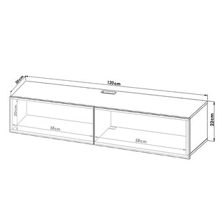Foto 7 | Foto 7 | Mueble Flotante Para Tv 120 2 Puertas Hogare