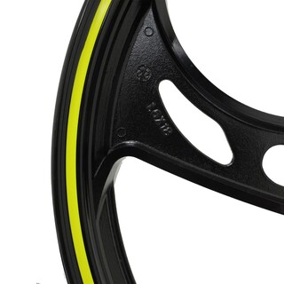 Foto 4 | Foto 4 | Rin Delantero Negro Filo Amarillo Italika Ft 200 Ts (19-21)
