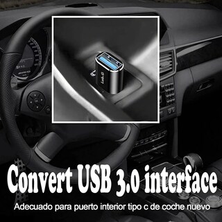 Foto 4 | Foto 4 | Adaptador Lab.g Otg Usb Tipo C a Usb 3.0 2 Piezas Negro