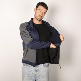 Foto 2 | Foto 2 | Chamarra Textil Para Hombre Con Bolsillos Greenlander Azul Marino