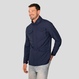 Foto 3 | Foto 3 | Chamarra Con Capucha Oculta Para Hombre Y Cuello Alto Greenlander Azul Marino
