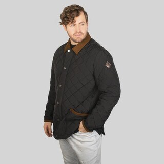 Foto 3 | Foto 3 | Chamarra Capitonada Plus Size Para Hombre Con Bolsa Interior Greenlander Negro