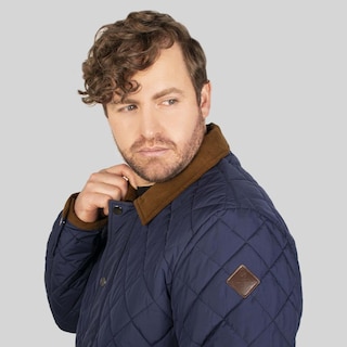 Foto 5 | Foto 5 | Chamarra Capitonada Plus Size Para Hombre Con Bolsa Interior Greenlander Azul Marino