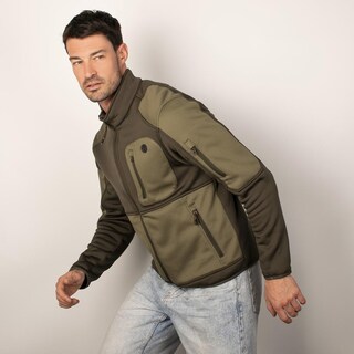 Foto 3 | Foto 3 | Chamarra Textil Para Hombre Con Bolsillos Greenlander Verde Oscuro