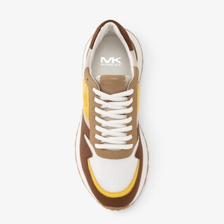 Foto 3 | Foto 3 | Tenis Michael Kors Sneakers Casuales Dax Trainer Comodo Color Cafe Para Hombre