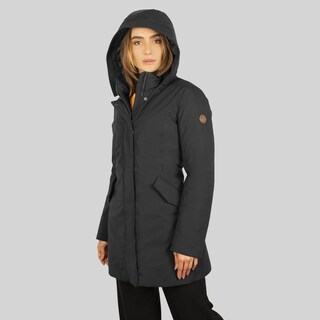 Foto 5 | Foto 5 | Chamarra Larga Para Mujer Greenlander Con Gorro Negro