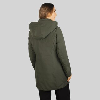 Foto 6 | Foto 6 | Chamarra Larga Para Mujer Greenlander Con Gorro Verde Oscuro