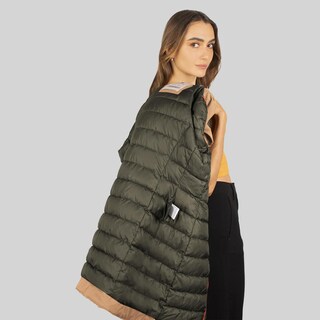 Foto 7 | Foto 7 | Chamarra Larga Para Mujer Greenlander Con Gorro Verde Oscuro