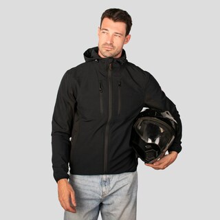 Foto 1 | Foto 1 | Chamarra Con Capucha Para Hombre Con Membrana Impermeable Greenlander Negro