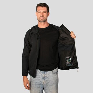 Foto 3 | Foto 3 | Chamarra Con Capucha Para Hombre Con Membrana Impermeable Greenlander Negro