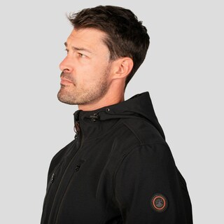 Foto 4 | Foto 4 | Chamarra Con Capucha Para Hombre Con Membrana Impermeable Greenlander Negro
