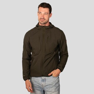 Foto 1 | Foto 1 | Chamarra Con Capucha Para Hombre Con Membrana Impermeable Greenlander Verde Oscuro