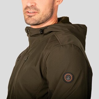 Foto 4 | Foto 4 | Chamarra Con Capucha Para Hombre Con Membrana Impermeable Greenlander Verde Oscuro