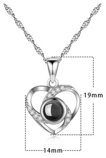 Foto 3 | Foto 3 | Collar Chapado En Plata 925 Xtellar Con Colgante Corazón Versátil Y Emblemático