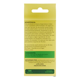 Foto 2 | Foto 2 | Inhalador Nasal Fresh Focus Spowaa con Aceites Esenciales Hierba de Limón 2ml