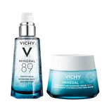 Set Hidratante Facial Vichy Mineral 89 Cream & Booster 50 Ml - Venta Internacional
