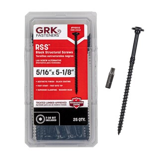 Foto 1 | Foto 1 | Tornillos Itw Brands Grk 95512 Rss 8 X 13 Cm Negros 25 Unidades - Venta Internacional.