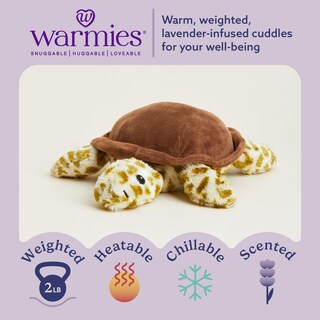 Foto 2 | Foto 2 | Plush Turtle Warmies Se Puede Calentar En Microondas Con Aroma A Lavanda Francesa - Venta Internacional.