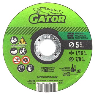 Foto 1 | Foto 1 | Cuchilla De Corte Para Mampostería Gator 5 Cm D Óxido De Aluminio Y Carburo De Silicio - Venta Internacional.