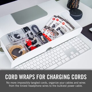 Foto 4 | Foto 4 | Set De 6 Organizadores Portátiles Para Cables Con Cierre De Velcro De 3 Tamaños - Venta Internacional.