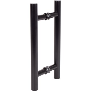 Foto 1 | Foto 1 | Juego De Tiradores Para Puertas Corredizas Stone Harbor Hardware 30 Cm Negro Mate - Venta Internacional.