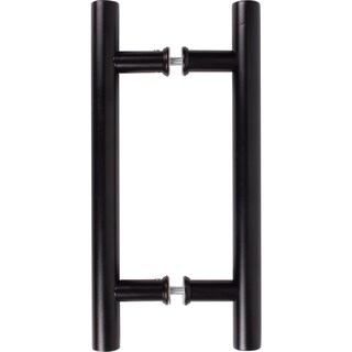 Foto 2 | Foto 2 | Juego De Tiradores Para Puertas Corredizas Stone Harbor Hardware 30 Cm Negro Mate - Venta Internacional.