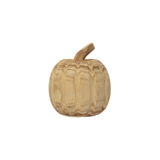 Foto 1 | Foto 1 | Figura Creative Co-op De Madera De Paulownia Con Forma De Calabaza 13 Cm - Venta Internacional.