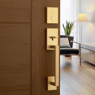 Foto 3 | Foto 3 | Juego De Asas Para Chupetes Kwikset San Clemente Exterior De Latón Satinado - Venta Internacional.