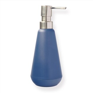 Foto 1 | Foto 1 | Bomba De Jabón Sttelli Belize Níquel Cepillado Plástico Azul Marino - Venta Internacional.