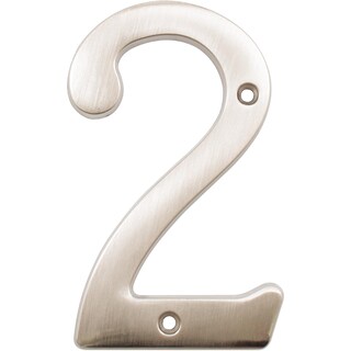 Foto 1 | Foto 1 | House Number 2 Stone Harbor Hardware 10 Cm Níquel Satinado - Venta Internacional.