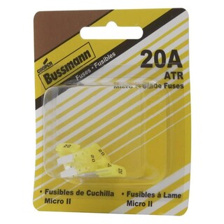 Foto 2 | Foto 2 | Fuse Bussmann Atr Micro Ii 20 Amperios 2 Patas Paquete De 5 - Venta Internacional.