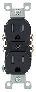 Foto 2 | Foto 2 | Outlet Leviton 15a 125v Dúplex Negro 5-15r Resistente A Manipulaciones - Venta Internacional.