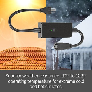 Foto 4 | Foto 4 | Enchufe Exterior Leviton Decora Smart Wi-fi D215o-1re Negro - Venta Internacional.