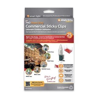 Foto 1 | Foto 1 | Sticky Clips Simple Living Solutions Max Pro Paquete De 25 - Venta Internacional.