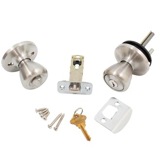Foto 7 | Foto 7 | Entry Lock Stone Harbor Hardware De Acero Inoxidable Satinado #97887 - Venta Internacional.