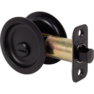 Foto 4 | Foto 4 | Cerradura Redonda Con Bolsillo Stone Harbor Hardware De 2.38 Pulgadas Con Respaldo Negro Mate - Venta Internacional.