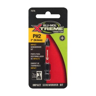Foto 1 | Foto 1 | Punta De Destornillador Blu-mol Xtreme Phillips 2 Cm S2 Acero - Venta Internacional.