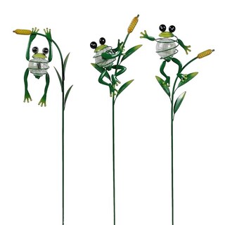Foto 1 | Foto 1 | Estaca Solar Para Jardín Con Forma De Insecto De Metal Verde Alpino 27 Cm De Alto - Venta Internacional.