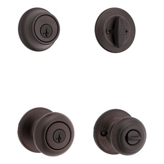 Foto 2 | Foto 2 | Paquete Combinado De Pomo De Puerta Y Cerrojo Kwikset 690 Cove - Venta Internacional.